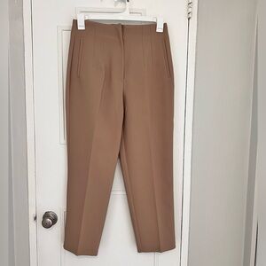 NWT Zara pleated high waist pants with ankle cut!